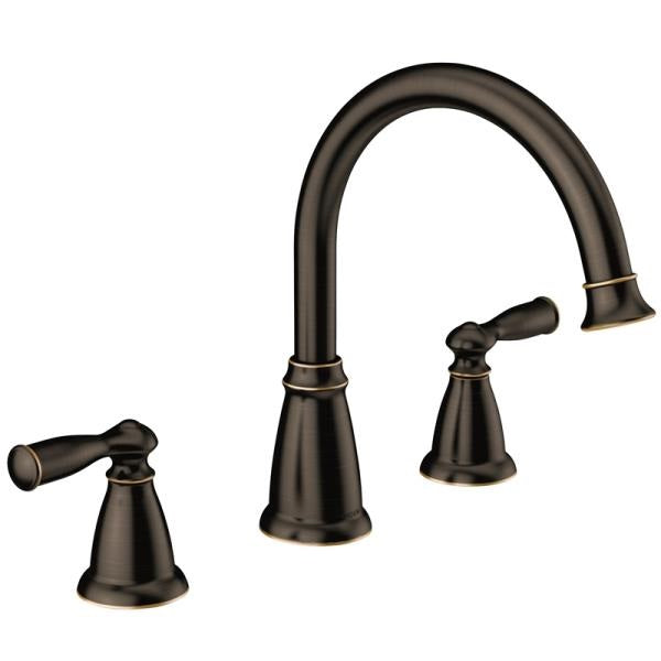 Moen 86924BRB Banbury Two Handle Roman Tub Faucet, Mediterranean Bronze