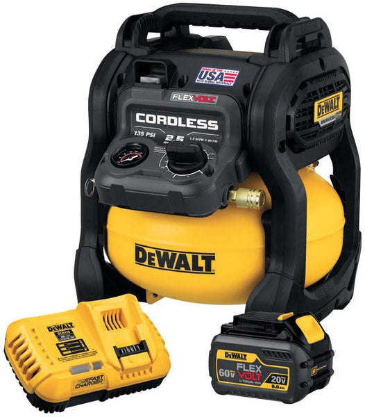 DeWalt DCC2560T1 Flexvolt Air Compressor, 60 Volts