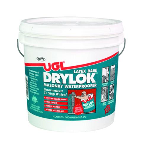 Drylok 27514 Masonry Waterproofer Latex, White, 2 Gallon