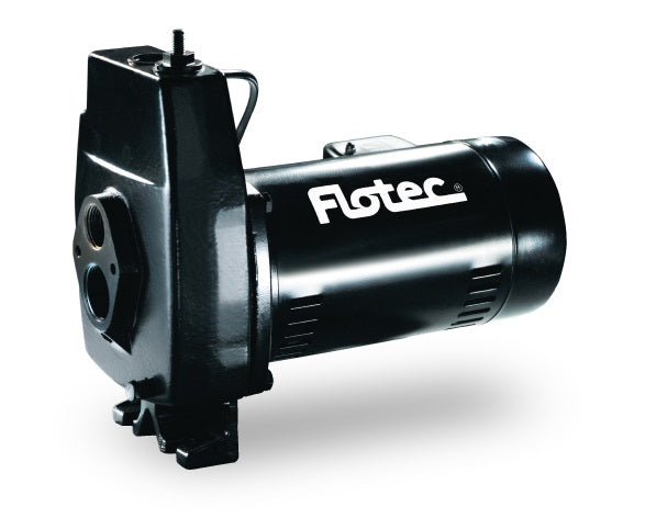 Flotec FP4212-08 Cast Iron Convertible Jet Pump, 1/2 HP