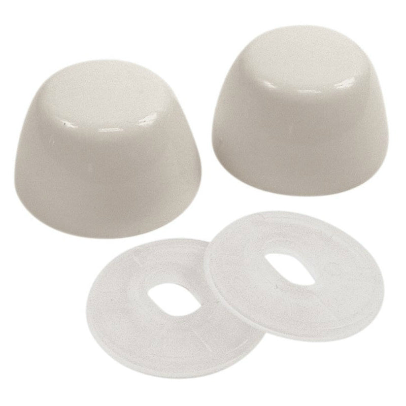 Danco 89094 Universal Toilet Bolt Caps, Almond