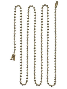 Cooper Wiring BP331BB Ball Lamp Chain With End Bell and Connector, 3'
