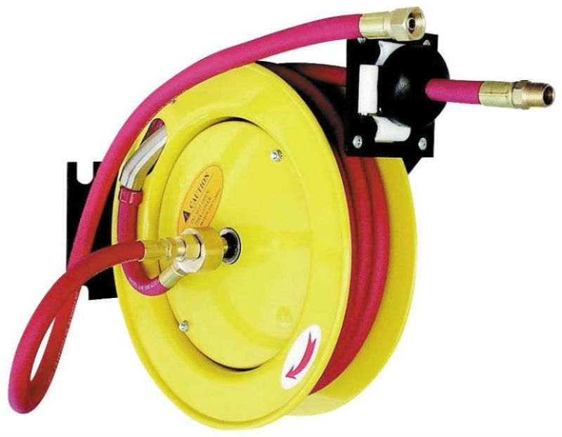 Plews 510HR-RET Airhose On Reel, 25'