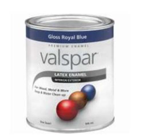 Valspar 410-65031 Dark Blue Gloss  Latex Enamel