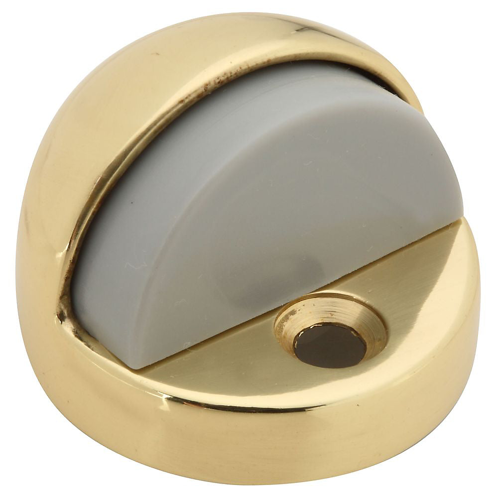 National Hardware N215-806 Heavy Duty Floor Door Stops, Solid Brass