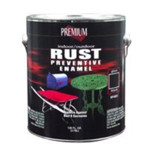 Premium RP4001 Rust Preventive Enamel, 1 Gal, Black