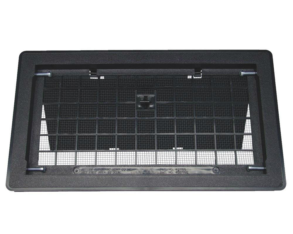 Witten 500BL Manual Foundation Vent With Damper, Black