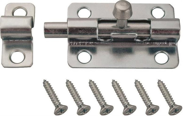 Prosource CL-203-PS Steel Barrel Bolts, 3"