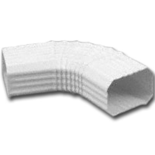 Genova AW301B Downspout Elbow, 3" x 4", White