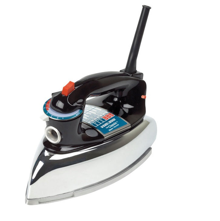 Black & Decker F67E Clothes Iron, 1100 Watts, Aluminum