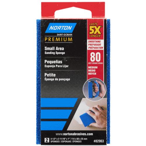 Norton 07660782063 5X Small Area Sanding Sponge Coarse, 60 Grit