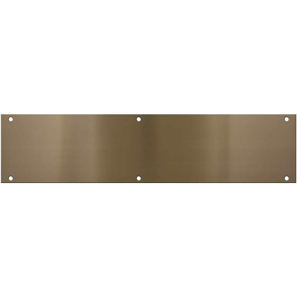 National Hardware N336-628 V1981 Push Plates, Antique Brass, 3-1/2" x 15"