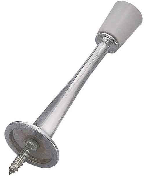 Prosource H20-Z022-PS Baseboard Doorstops, Chrome