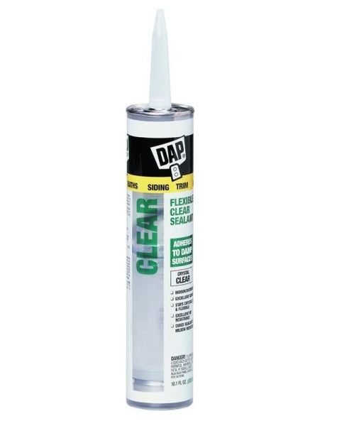 Dap 18388 Ultra Clear All Purpose Waterproof Sealant, 10 Oz