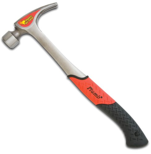 Plumb SS22RN/SS22R Smooth Face Rip Claw Hammer 22 Oz, Steel