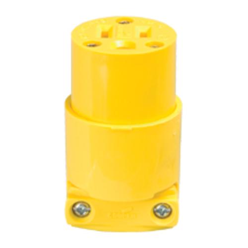 Cooper Wiring 4228-BOX 3-Wire Grounded Armored Connector, Yellow