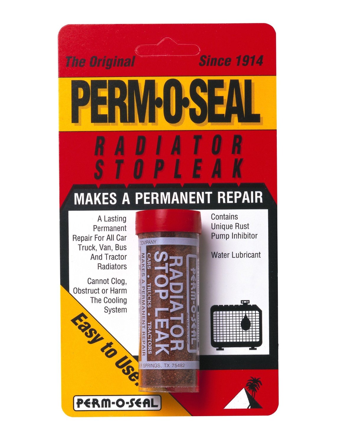 J-B Weld DS114 Perm-O-Seal Radiator Stop Leak Sealant, 0.07 Oz Toolbox Supply J-B Weld DS114 Perm-O-Seal Radiator Stop Leak Sealant, 0.07 Oz Toolbox Supply