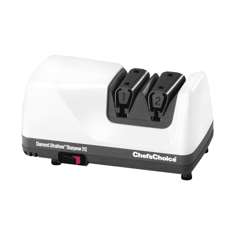 Chef&#039;s Choice 0312000 Knife Sharpener, Diamond UltraHone, 2 Stage, White