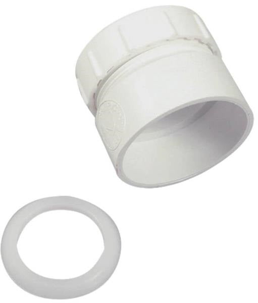 Danco 94041 Trap Adapter, White, 1-1/2"