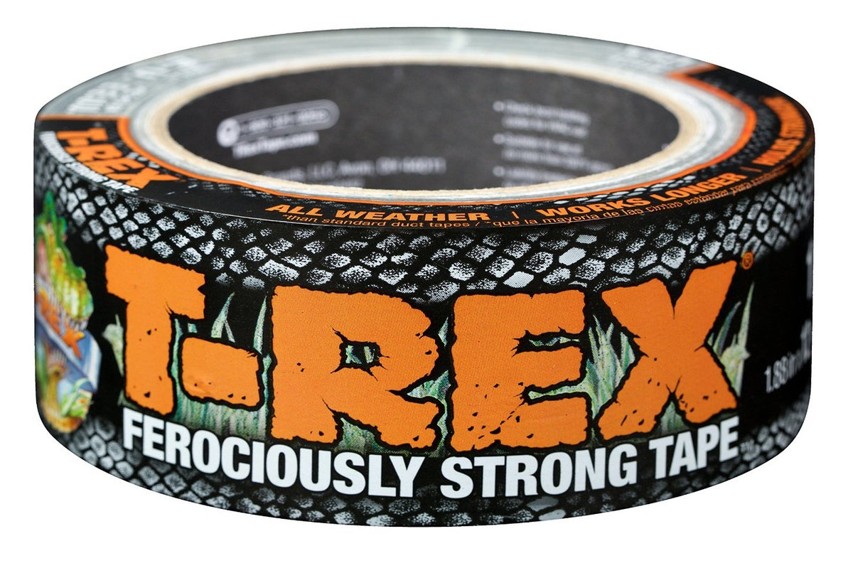 T-Rex 241309 Polyethylene Coated Cloth Duct Tape, 12 yard, Gray