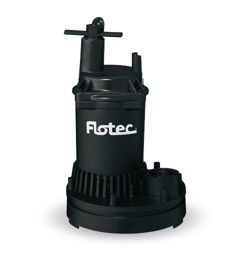 Flotec FP0S1250X-08 Water Removal Utility Pump, 1/6 HP, 1200 GPH