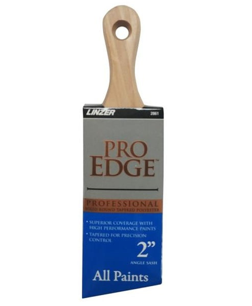 Linzer 2861 PE-2 Pro Edge Angled Sash Paint Brush, 2"