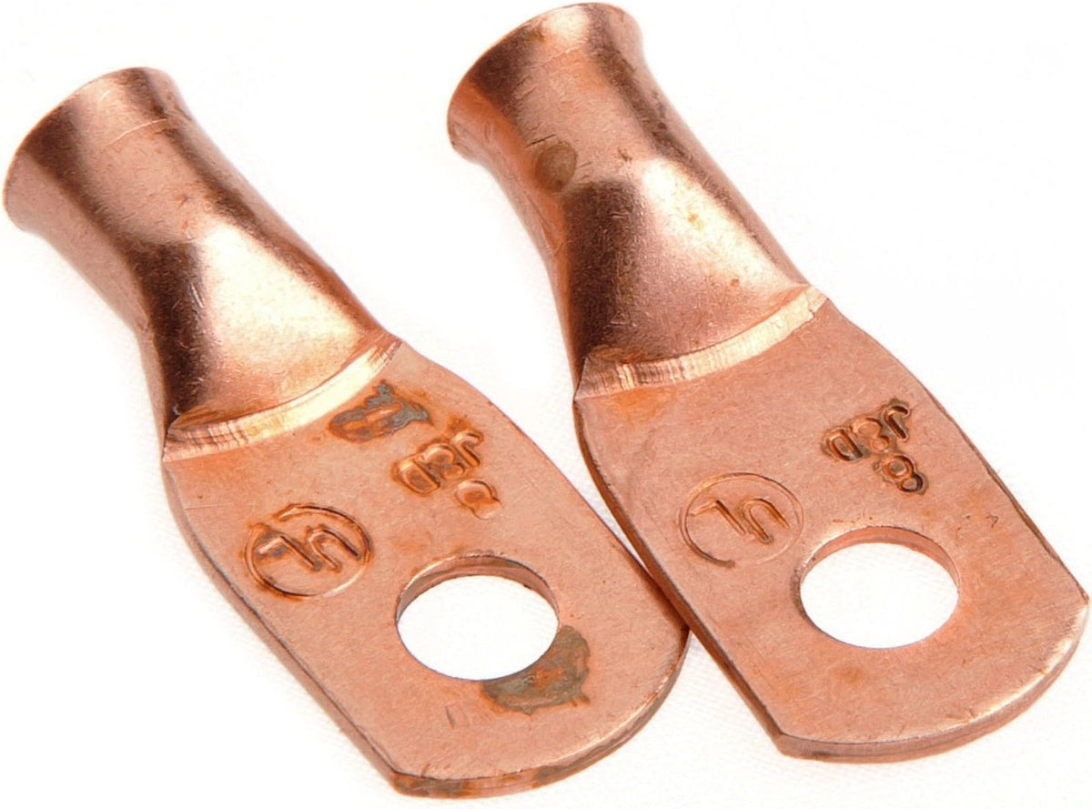 Forney 60090 Copper Cable Lugs, Number 8 Cable with 10" Stud