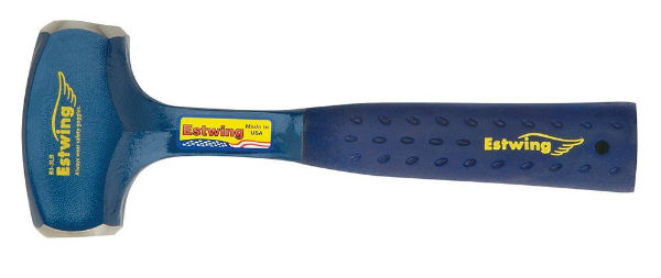 Estwing® B3-3LB Solid Steel Drilling Hammer with Vinyl Grip Handle, 3 Lbs