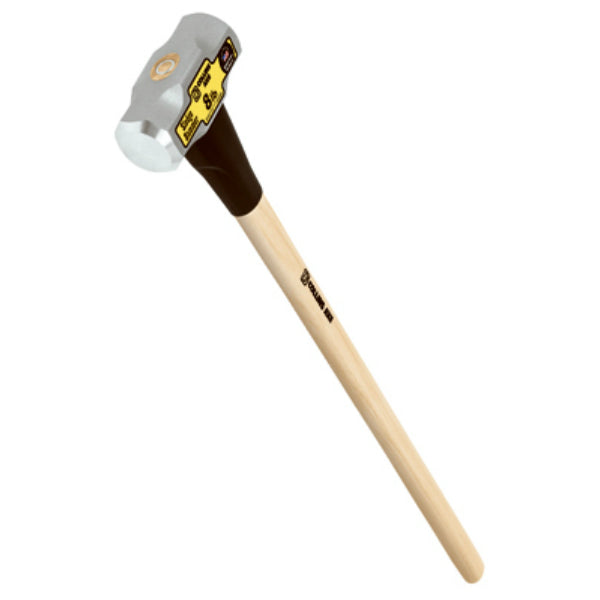 Collins MD8H-C Double Face Sledge Hammer with 36" Hickory Handle, 8 Lb Head