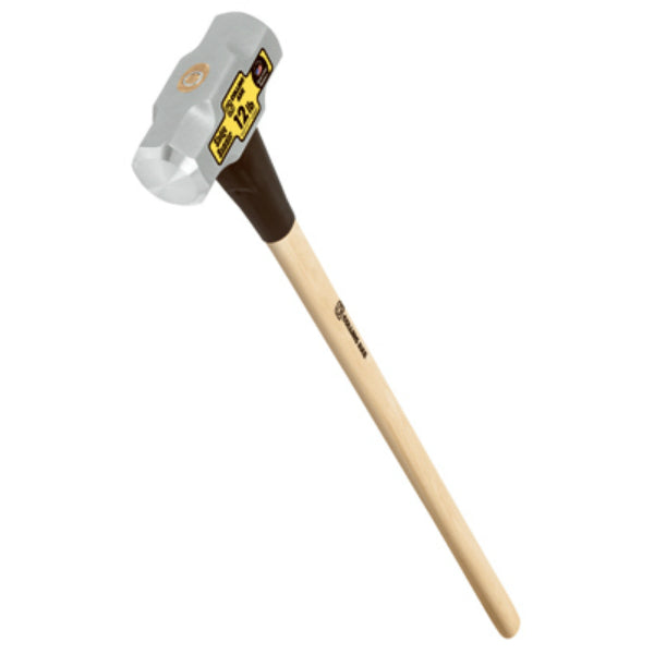 Collins MD12HC Double Face Sledge Hammer with 36" Hickory Handle, 12 Lb Head