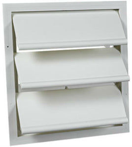 Air Vent 54703 Automatic Gable Shutter, White