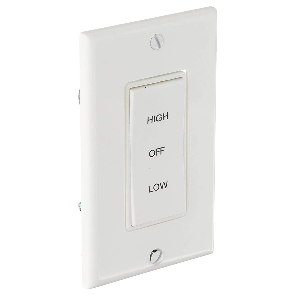 Ventilation Fan Rocker Switch Air Vent 58030 Rocker Wall Switch, 2 Speed, White – Toolbox Supply