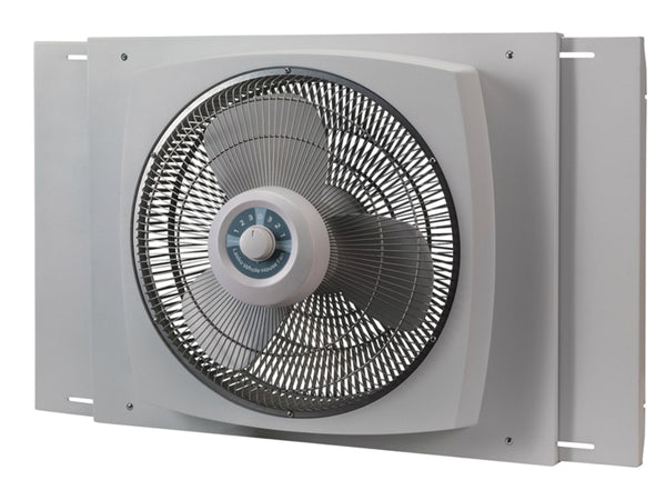 Lasko W16900 Electrically Reversible 3-Speed Window Fan, Satin White, 16"