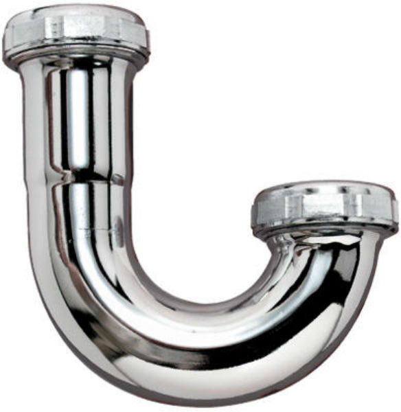 Keeney® 10454SN Sink Trap J-Bend, 1-1/2" x 1-1/2", Satin Nickel