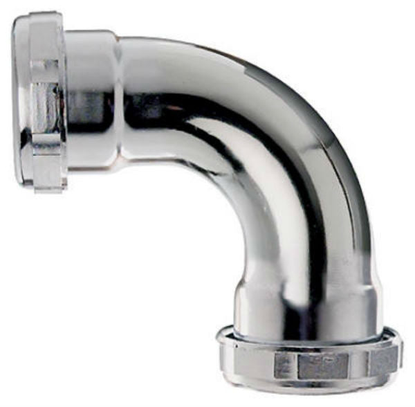 Keeney® 673K Repair Coupling 90-Degree, 1-1/4" x 1-1/4", Chrome Plated