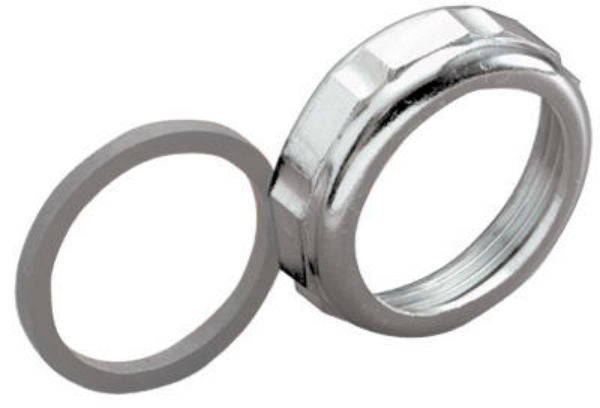 Keeney 916DK Die Cast Slip Joint Nut w/ Washer, 1-1/2" x 1-1/4", Chrome Plated