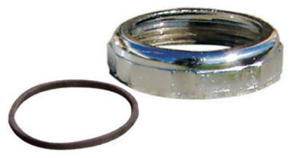 Keeney® 919DK Die Cast Slip Joint Nut with Washer, 2" x 2", Chrome Plated