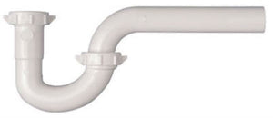 Keeney® 400W Plastic P Trap with Marvel Connector, 1-1/2" x 1-1/2", White