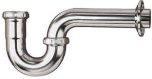 Keeney® 305K Chrome Plated P-Trap, 1-1/2" x 1-1/2", 17-Gauge