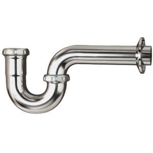 Keeney® 304CK Chrome Plated P-Trap, 1-1/2" x 1-1/2", 22-Gauge