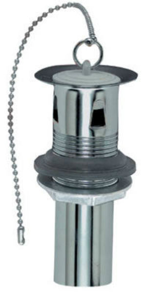 Keeney® 1061PC Polished Chrome PO Plug, 1-1/4" x 5", 22-Gauge, 2-Piece
