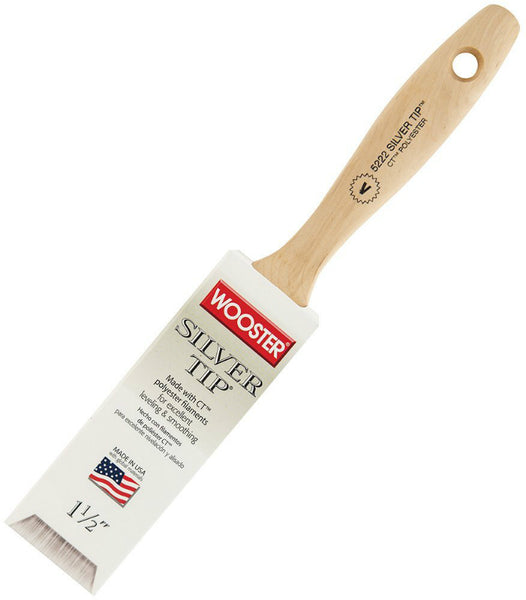 Wooster® 5222-1-1/2 Silver Tip® Varnish Paint Brush, 1.5"