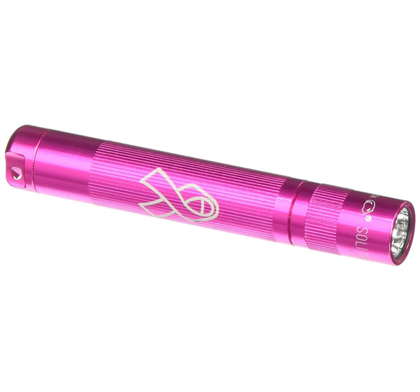Maglite K3AMW6 Solitaire Single Cell Incandescent Flashlight, Hot Pink