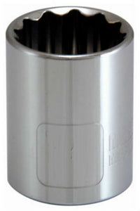 Master Mechanic 105452 12-Point Socket, 1/2" Drive, 1"