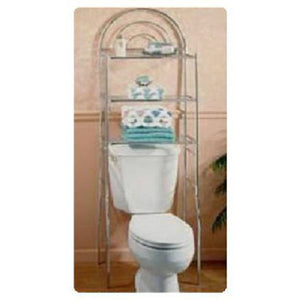 Zenith 2501S Tubular Freestanding Decorative Spacesaver, Chrome