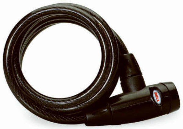 Bell 7015760 Securikey Key Bike Lock, 6' Long x 8mm Wide Steel Cable