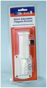 Adjustable Flag Bracket White