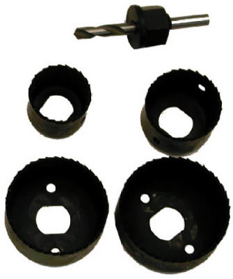 Master Mechanic 109264 Carbon Steel Hole Saw Set, 5-Piece