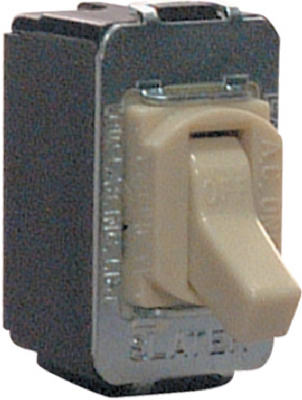 Pass & Seymour ACD3ICC8 Despard Toggle Switch Screw Terminal, 15A, 120V, Ivory