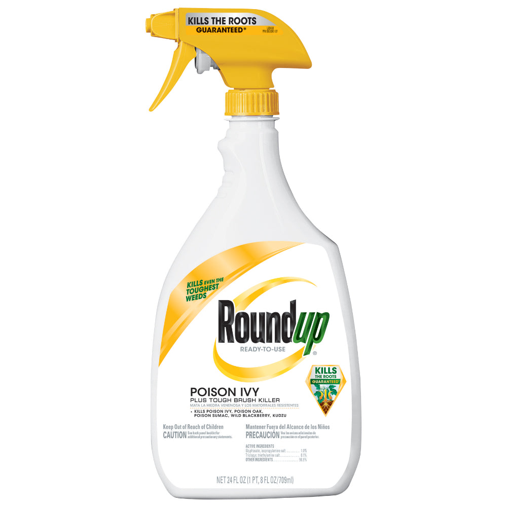Roundup® 5002715 Poison Ivy Plus Tough Brush Killer w/ Trigger Spray, RTU, 24 Oz